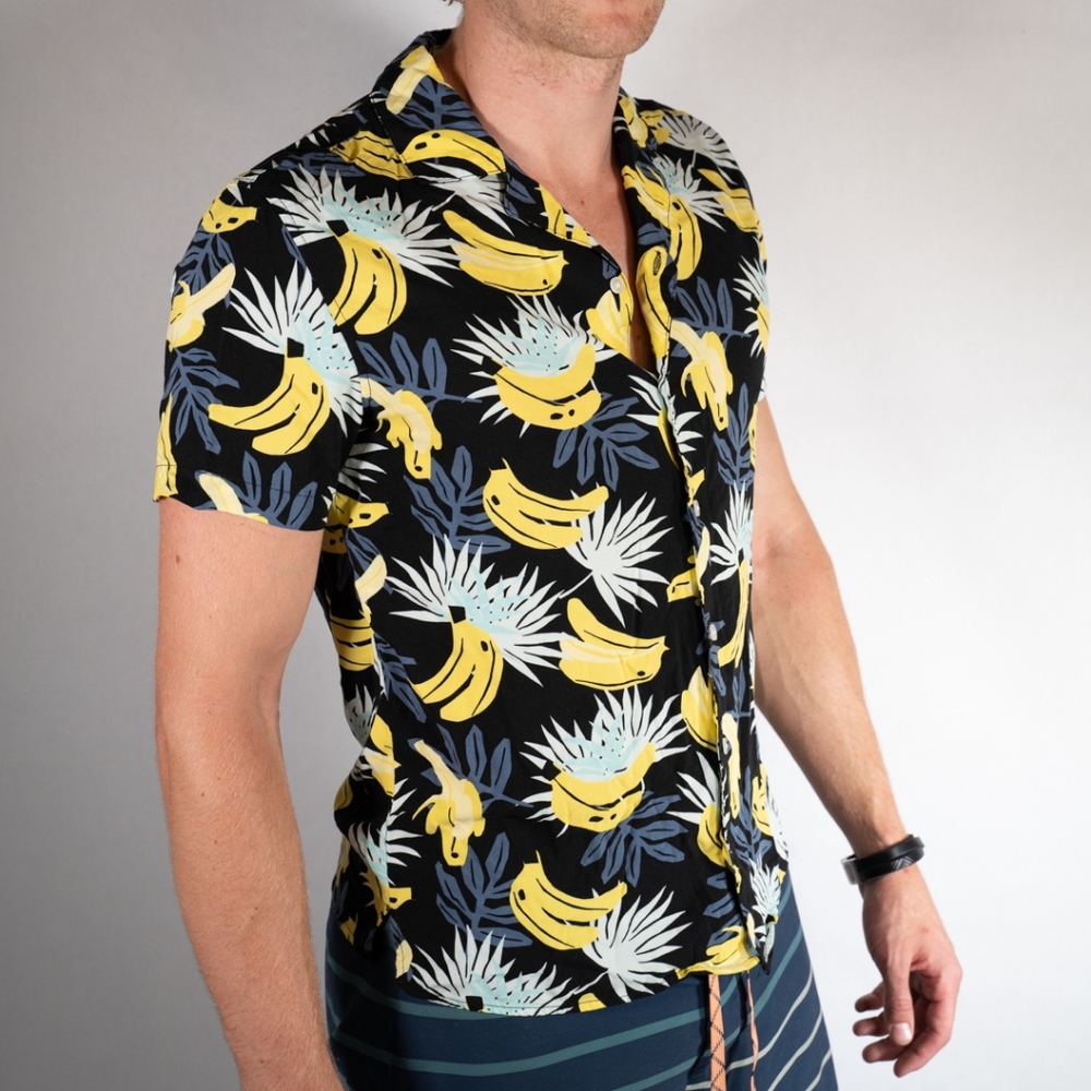 Banana Boat Button Down T